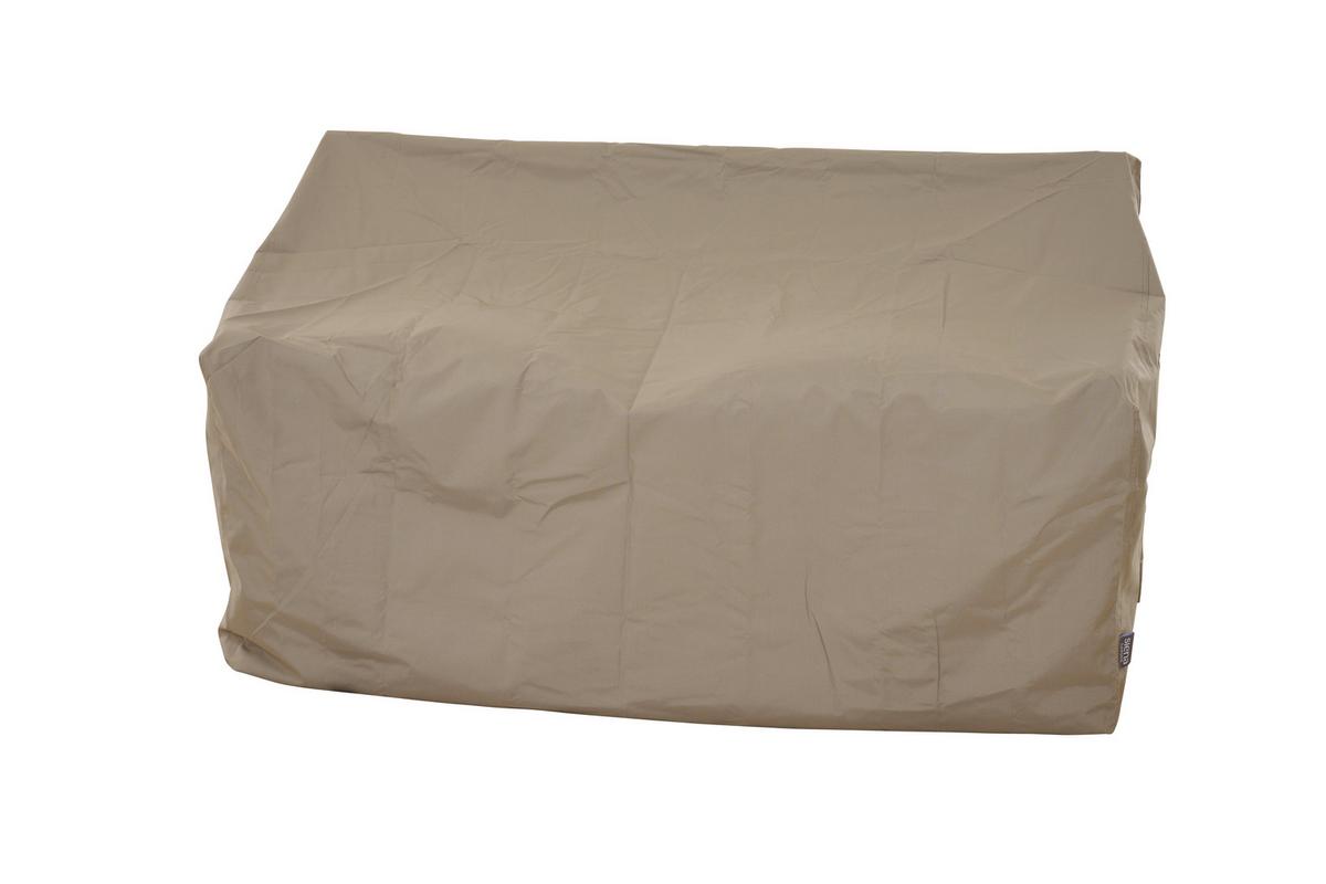 SCHUTZHÜLLE PLUS BANKHÜLLE - Beige, MODERN, Kunststoff (75/85/160cm) - Siena Garden