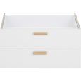 Dupla Fiók Cora - Fehér, modern, Faalapú anyag (71/35cm) - Premium Living Dupla Fiók Cora - Fehér, modern, Faalapú anyag (71/35cm) - Premium Living