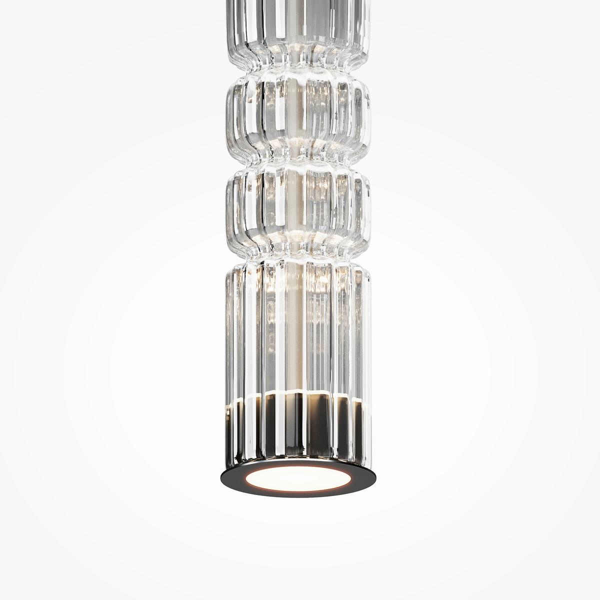 Pendelleuchte Mod272pl-L12ch3k - Chromfarben, Design, Metall (8/384cm) - MAYTONI