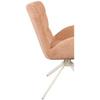 STOL MED ARMSTÖD STELLA - beige/rosa, Design, metall/textil (58/91/65cm) - Mömax