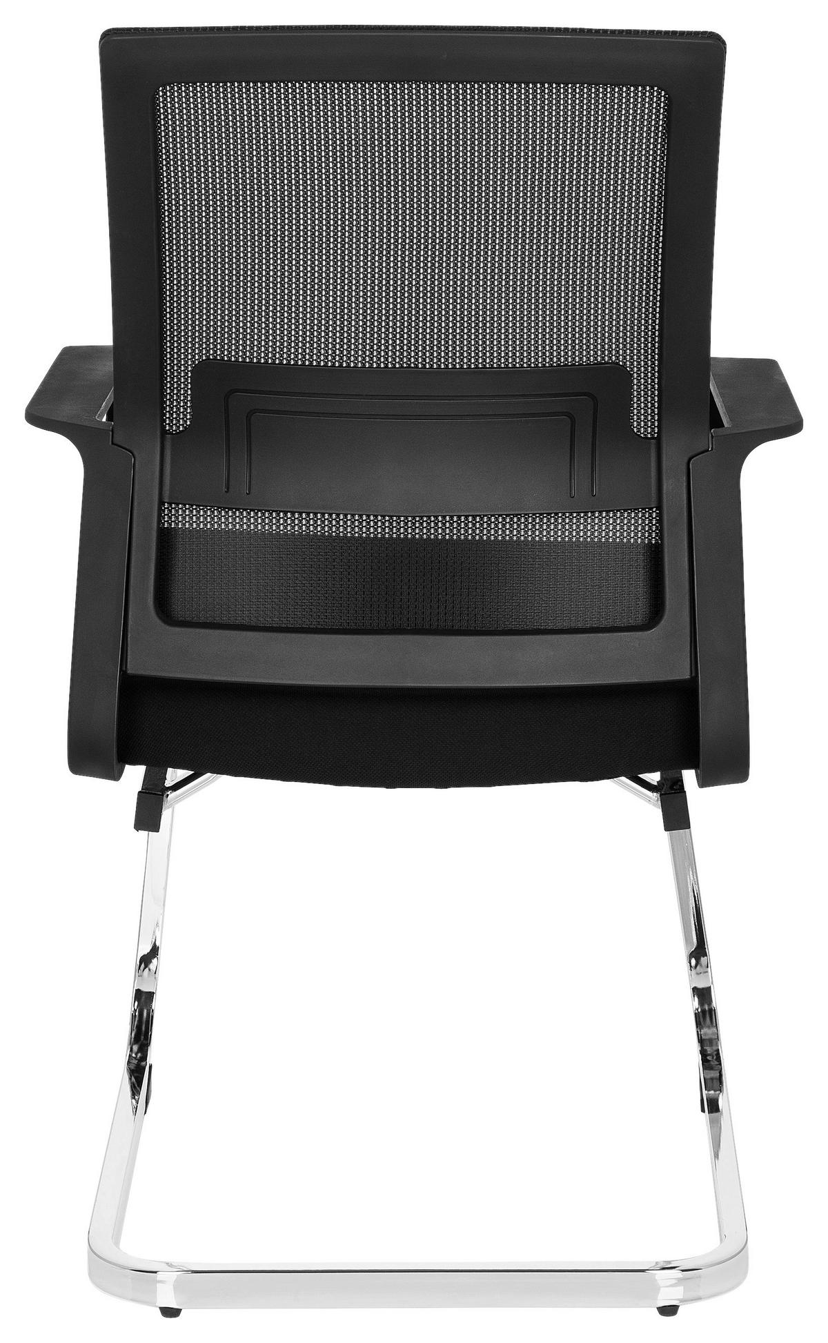 Konferenčni Stol Inventor V, Črna - barve kroma/črna, Moderno, kovina/umetna masa (59/95/54cm) - MID.YOU