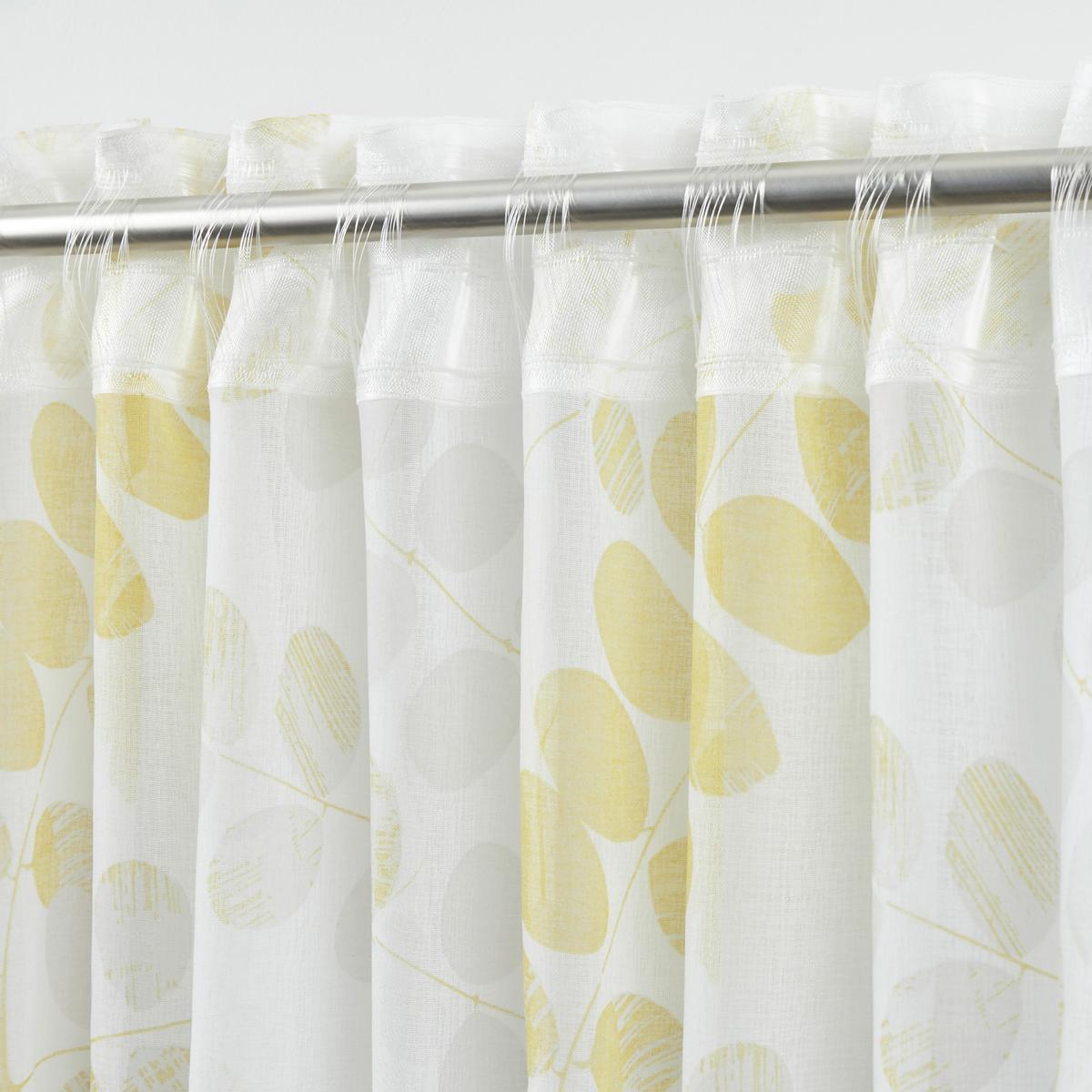 Končana Zavesa Endless - rumena, Konvencionalno, tekstil (140/245cm) - Modern Living