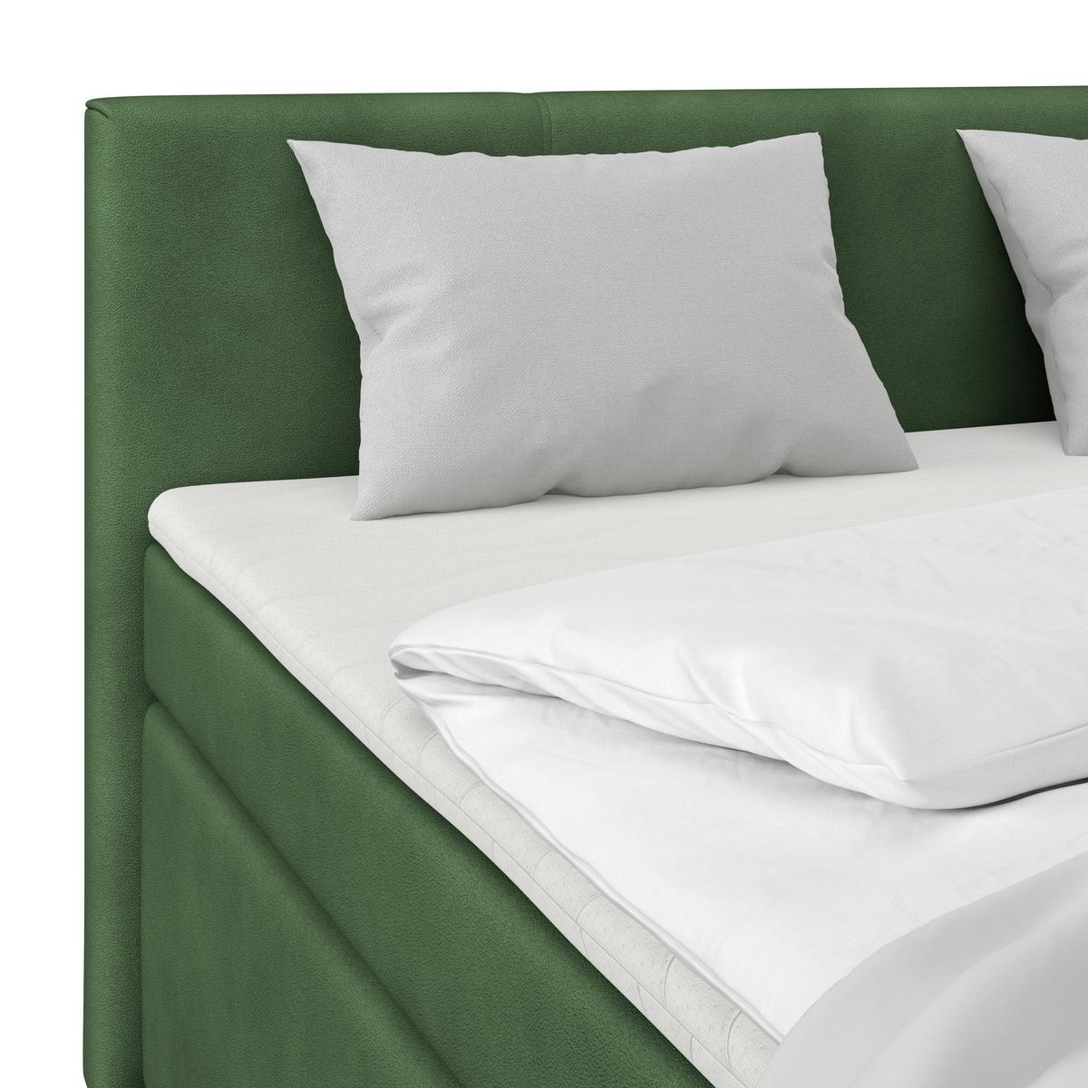 Boxspring Krevet Mira - boje sedefa/srebrne boje, Konvencionalno, drvo/metal (160/200cm) - Best Price