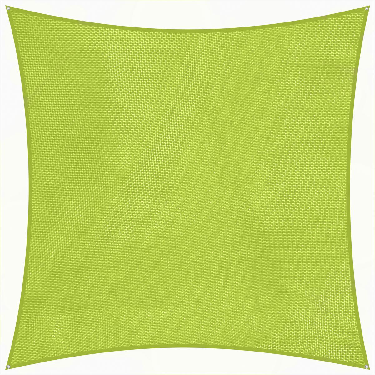 Sonnensegel Lanzarote Quadrat ca.360x0,3x360cm Hellgrün - Hellgrün, Basics, Textil (360/0,3/360cm) - Schneider