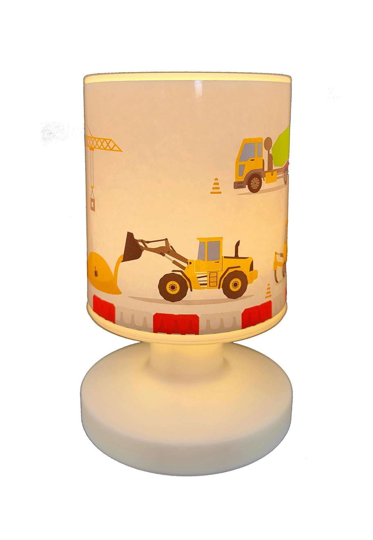 LAMPA STOŁOWA DZIECIĘCA 2014 - BUDOWA - różnokolorowy, Basics, tworzywo sztuczne (13/13/20cm)