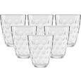 Gläserset Dots ca. 390ml, 6 Tlg. - Klar, Glas (17,0/25,7/10,90cm) - Mömax modern living