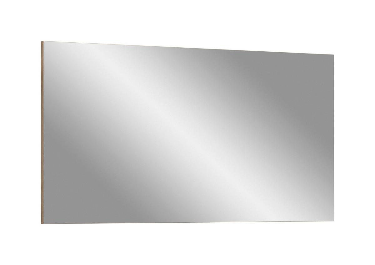 Wandspiegel NARO Eiche dunkel - Eiche dunkel, Design, Glas/Holzwerkstoff (120/64/2cm) - Livetastic
