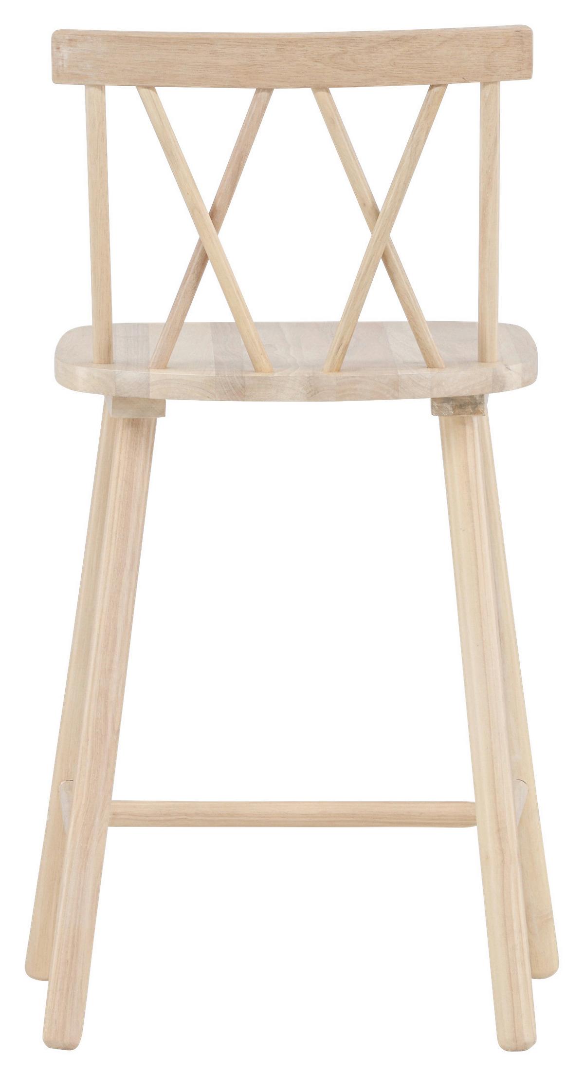 BARHOCKER-SET MOLLÖSTRÖM - Weiß, Design, Holz (43/90/44cm) - Livetastic