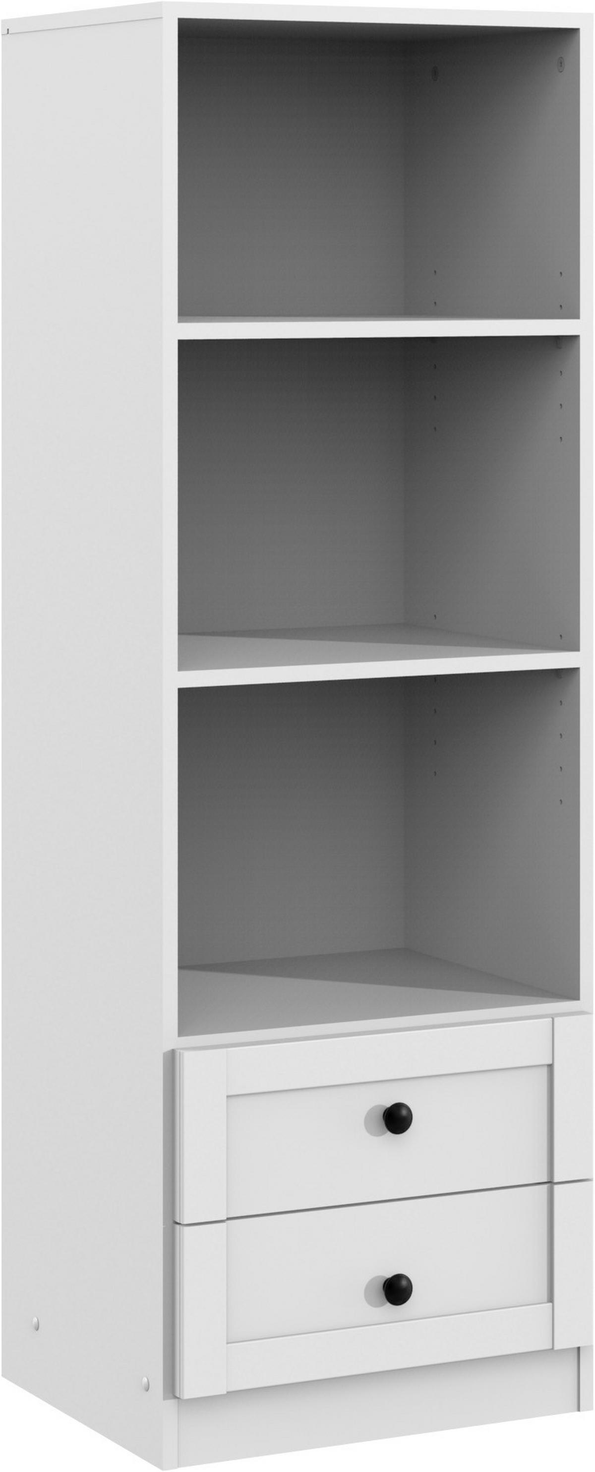 ETAJERA FILOU - alb, Romantik / Landhaus, material pe bază de lemn (46/135/40cm)