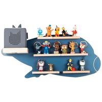 Otroška Polica Boarti, Modra - modra, Moderno, leseni material (60/30/19cm) - MID.YOU