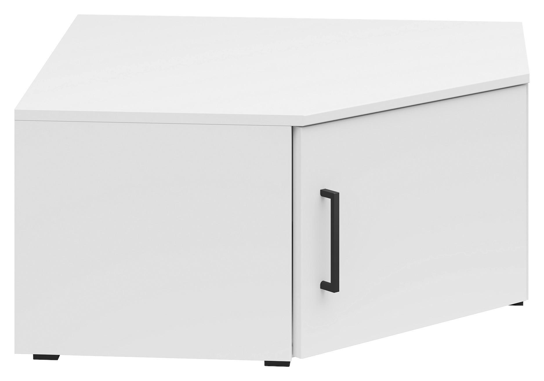 Aufsatzschrank Multistauraum Weiss - Weiss/Schwarz, Modern, Holzwerkstoff/Kunststoff (71,5/35/71,5cm) - Premium Living