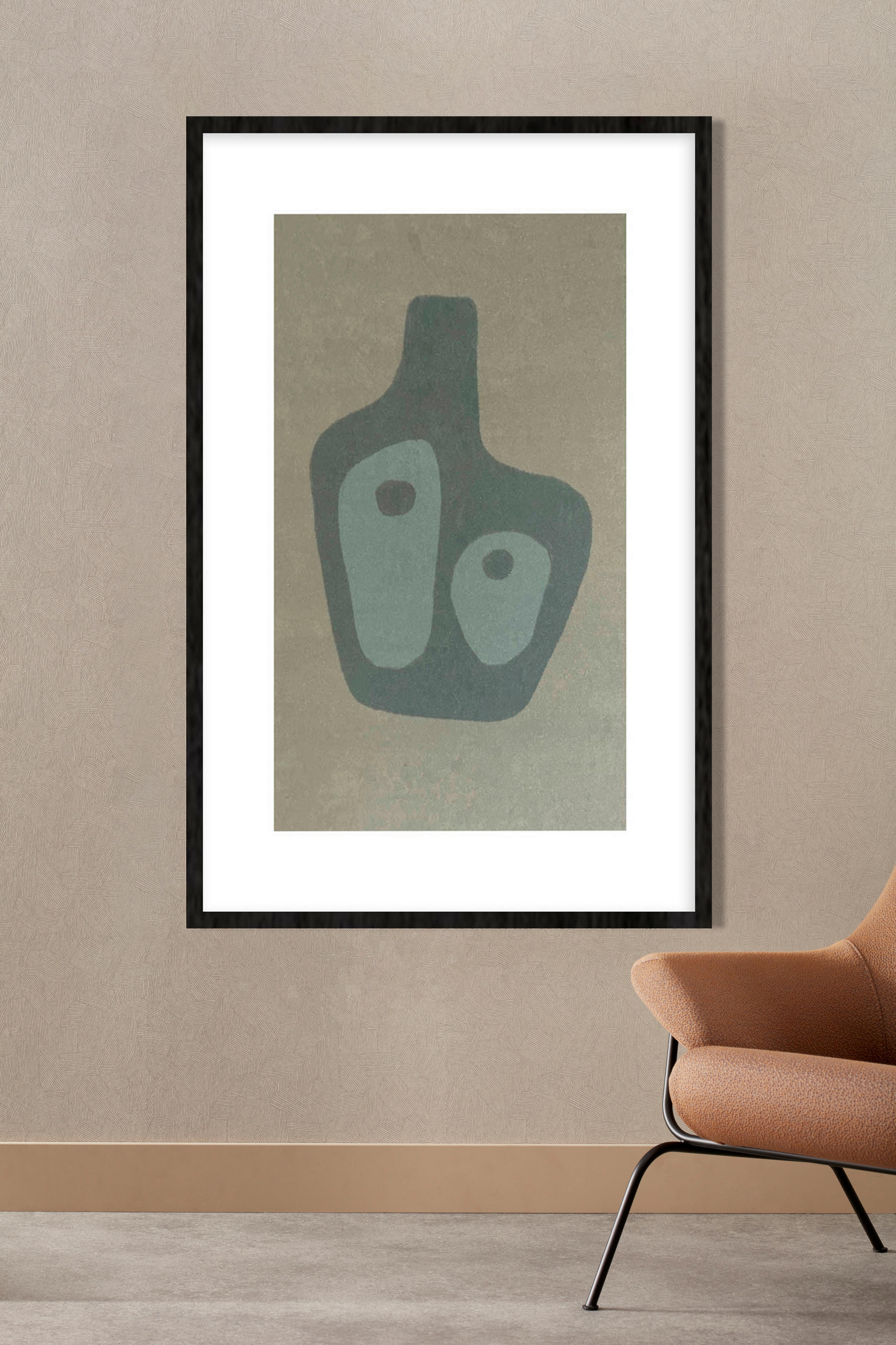 BILD FEEL-GOOD-002-98X148-FRX-FRZW - Beige/Schwarz, Basics, Holz/Kunststoff (98/148/10cm)