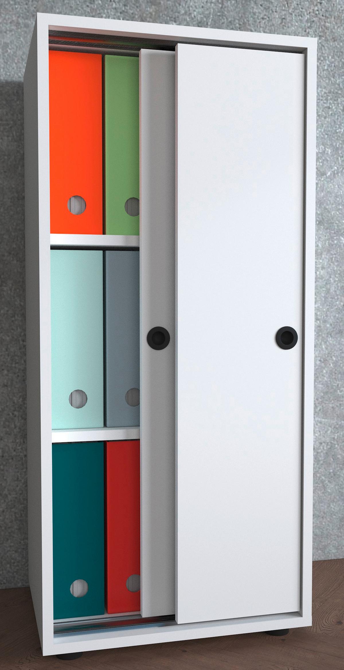 Arhivska Omara Ulas, Bela - bela, Design, leseni material (49/109/38cm) - MID.YOU