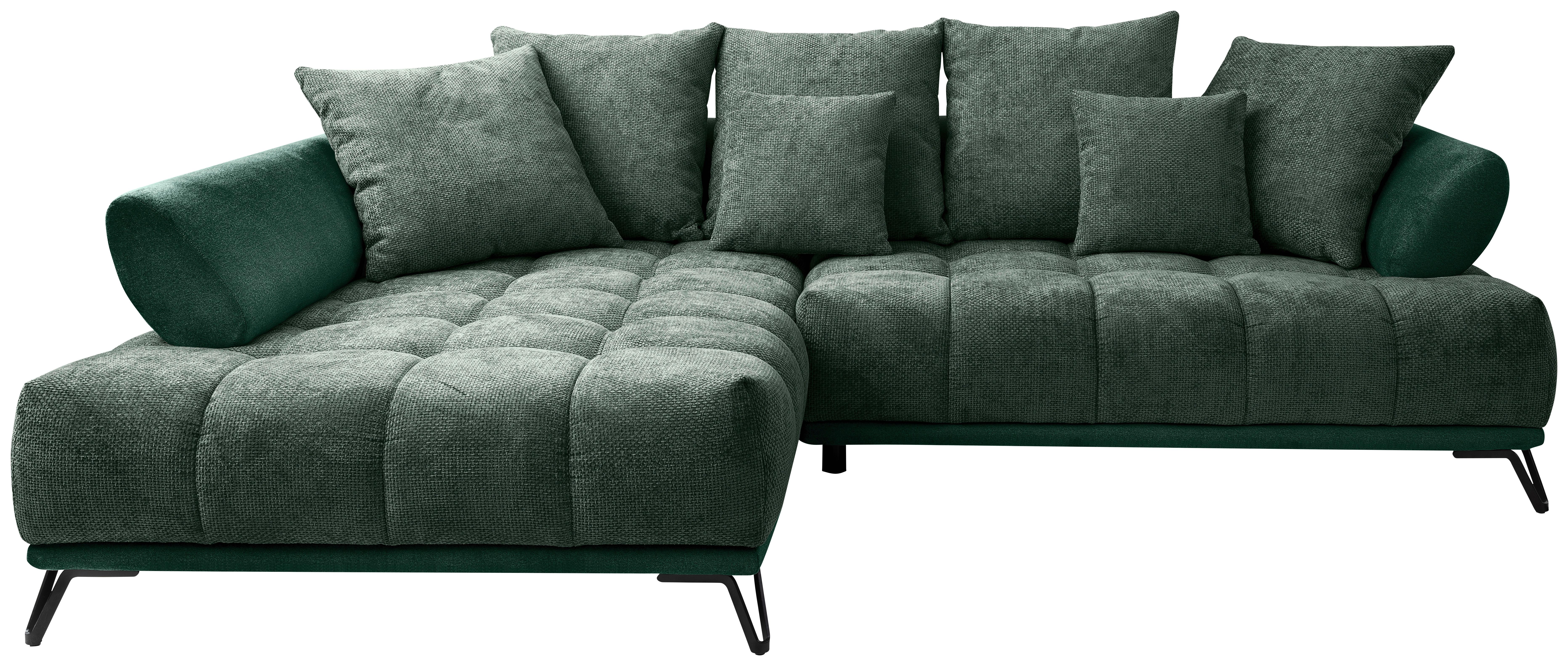 Coltar LARGO N - verde închis, Modern, textil (184/262cm) - Modern Living