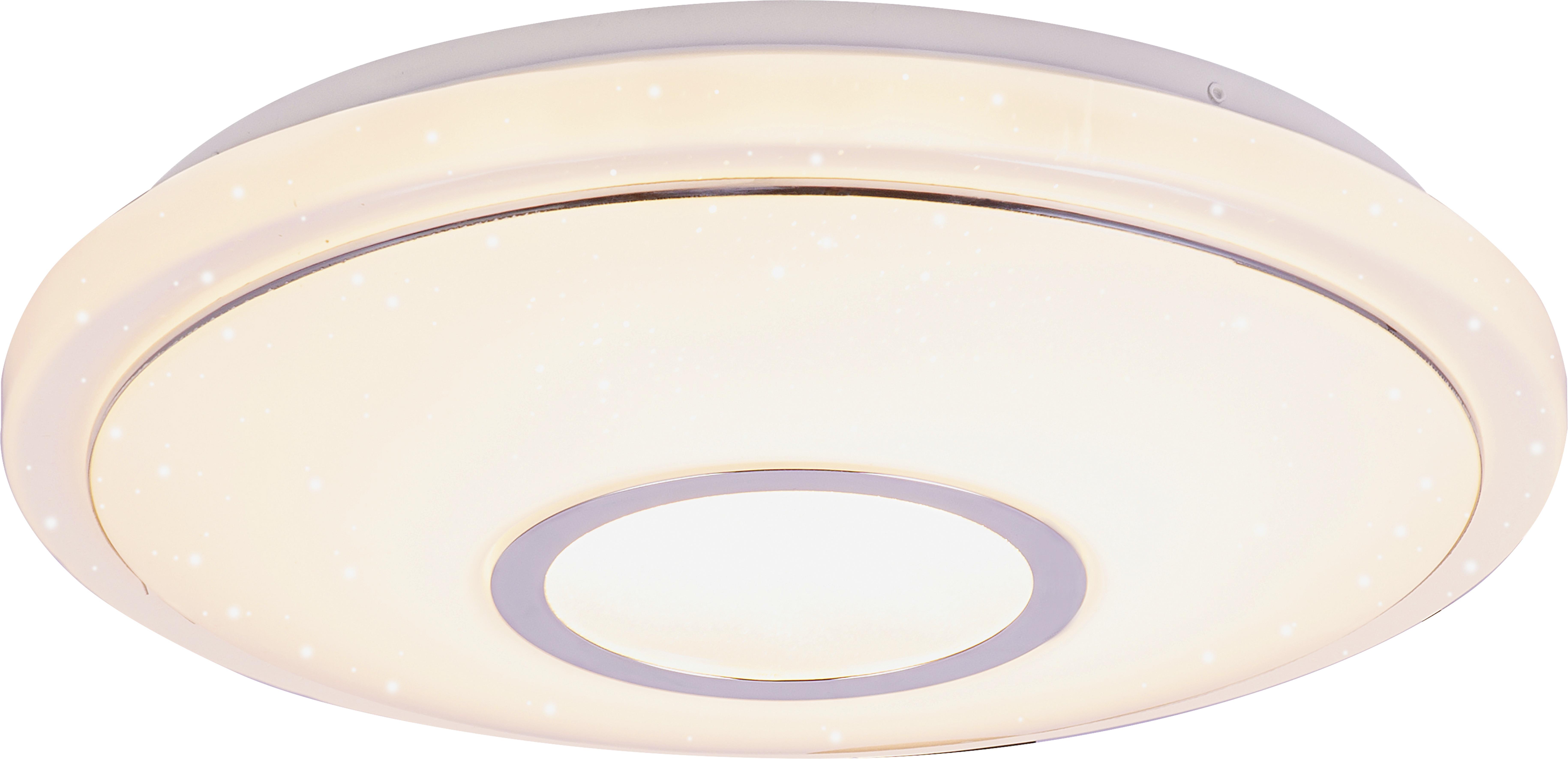 LED-Deckenleuchte Ross max. 16 Watt - Weiss, Konventionell, Kunststoff/Metall (40/9cm) - Modern Living