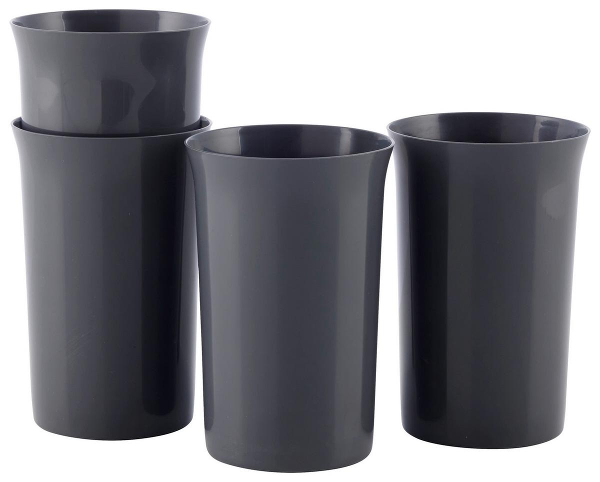 Set Lončkov Michael 5pcs - siva, Moderno, umetna masa - Mömax