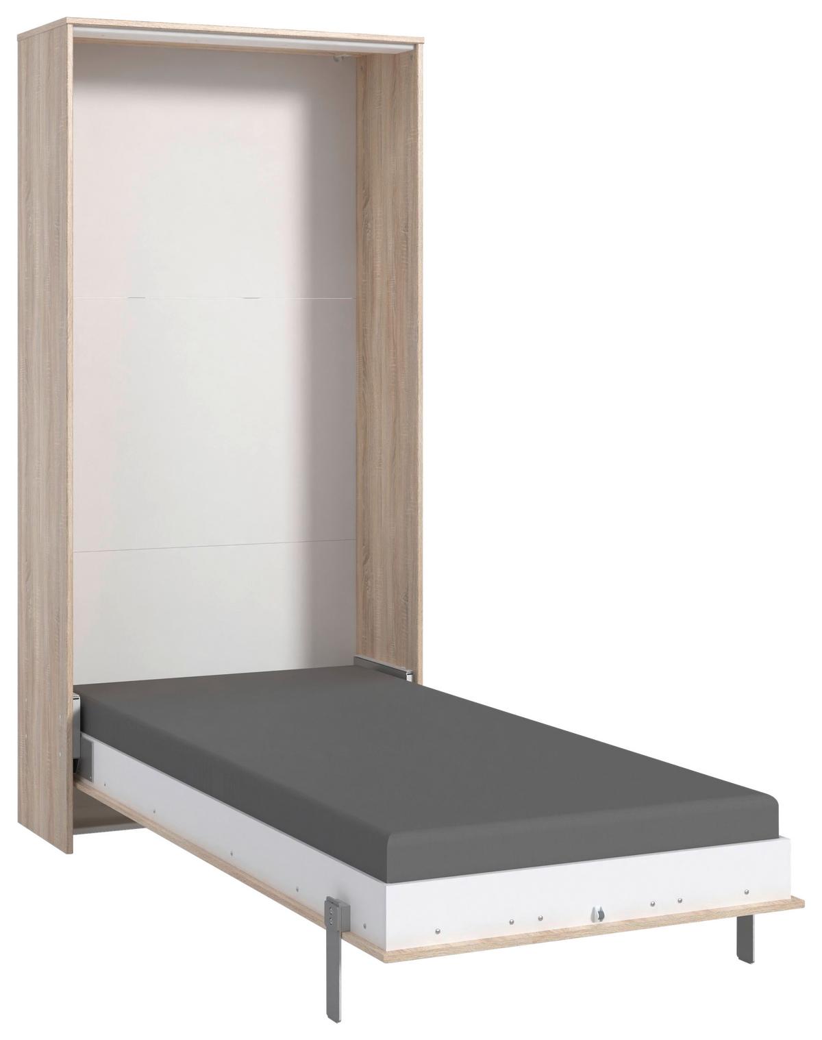 Klappbett Juist ca. 90x200 cm Eiche - Eichefarben, KONVENTIONELL, Holz/Holzwerkstoff (90/200cm) - MID.YOU