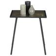 Beistelltisch in Schwarz/Goldarben - Goldfarben/Schwarz, LIFESTYLE, Glas/Holzwerkstoff (44,5/48,5/44,5cm) - Modern Living Beistelltisch in Schwarz/Goldarben - Goldfarben/Schwarz, LIFESTYLE, Glas/Holzwerkstoff (44,5/48,5/44,5cm) - Modern Living