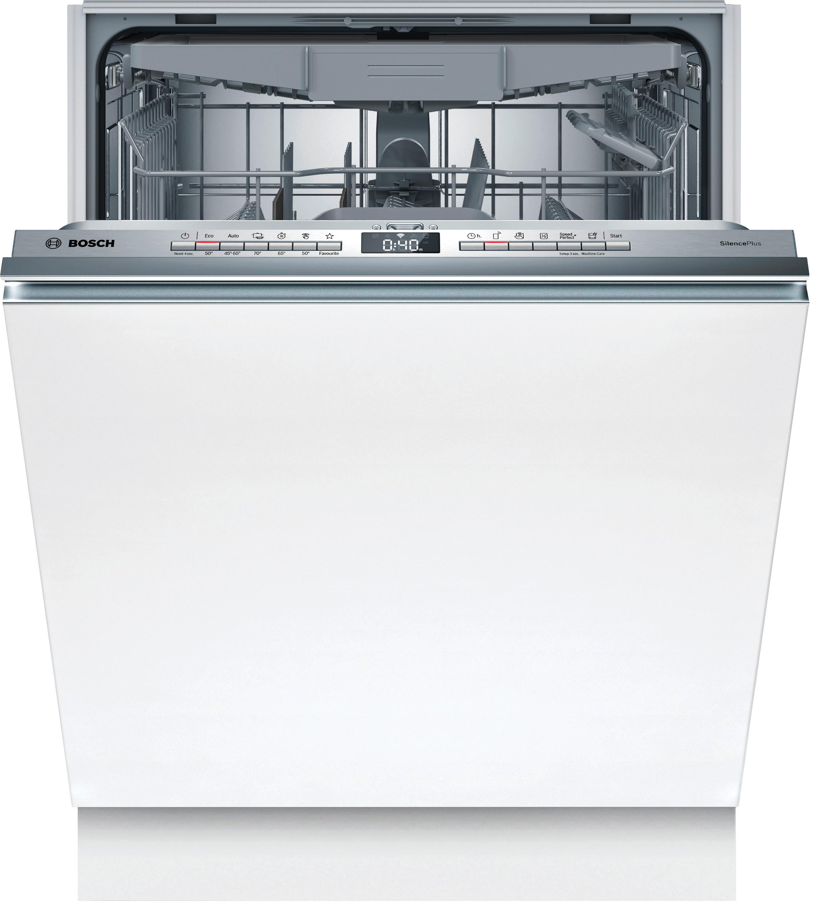 Geschirrspüler SMV4EVX08E vollintegriert - Weiß, Natur (59,8/81,5/55cm) - Bosch
