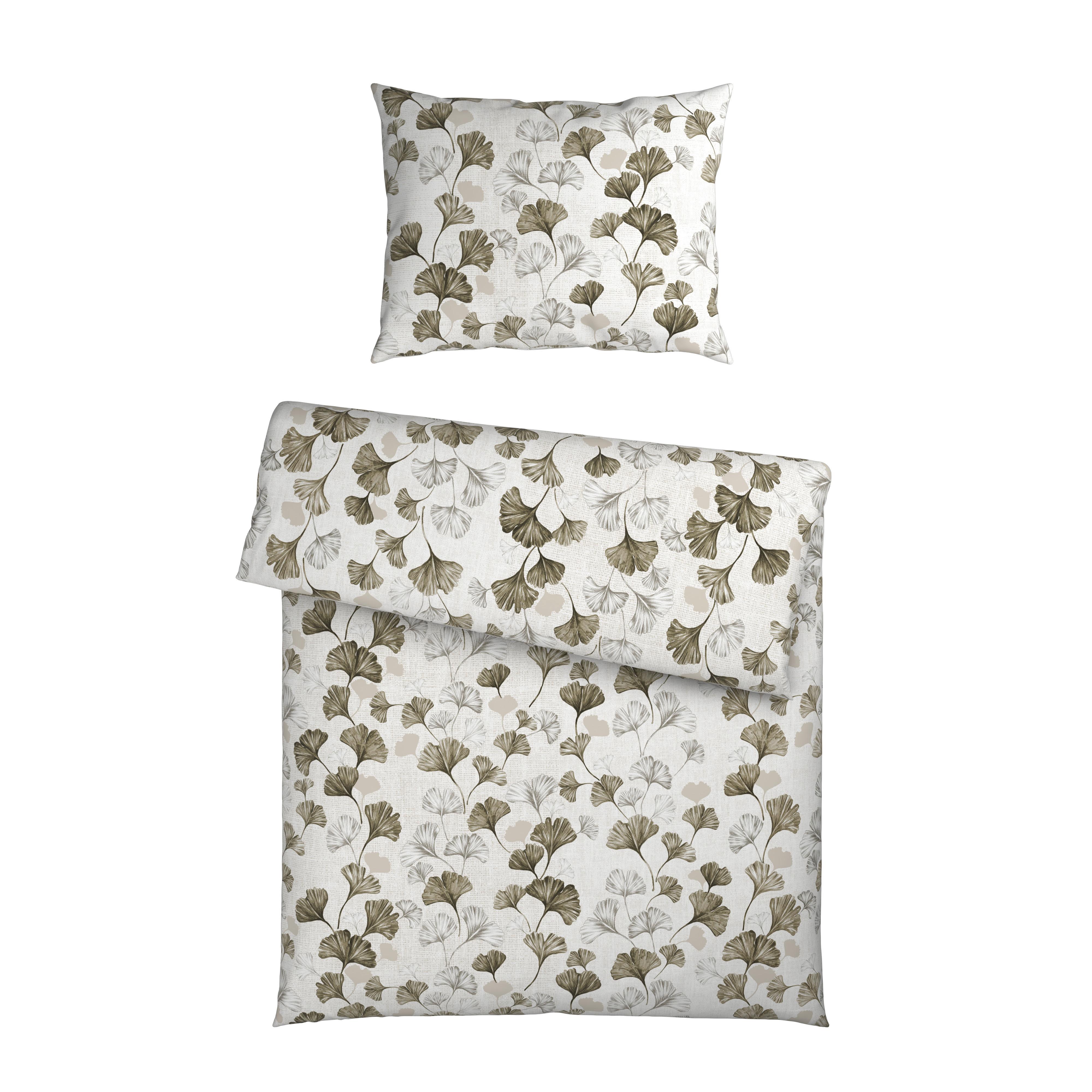 Bettwäsche YUKI - Weiss, Modern, Textil (160/210cm) - Mömax