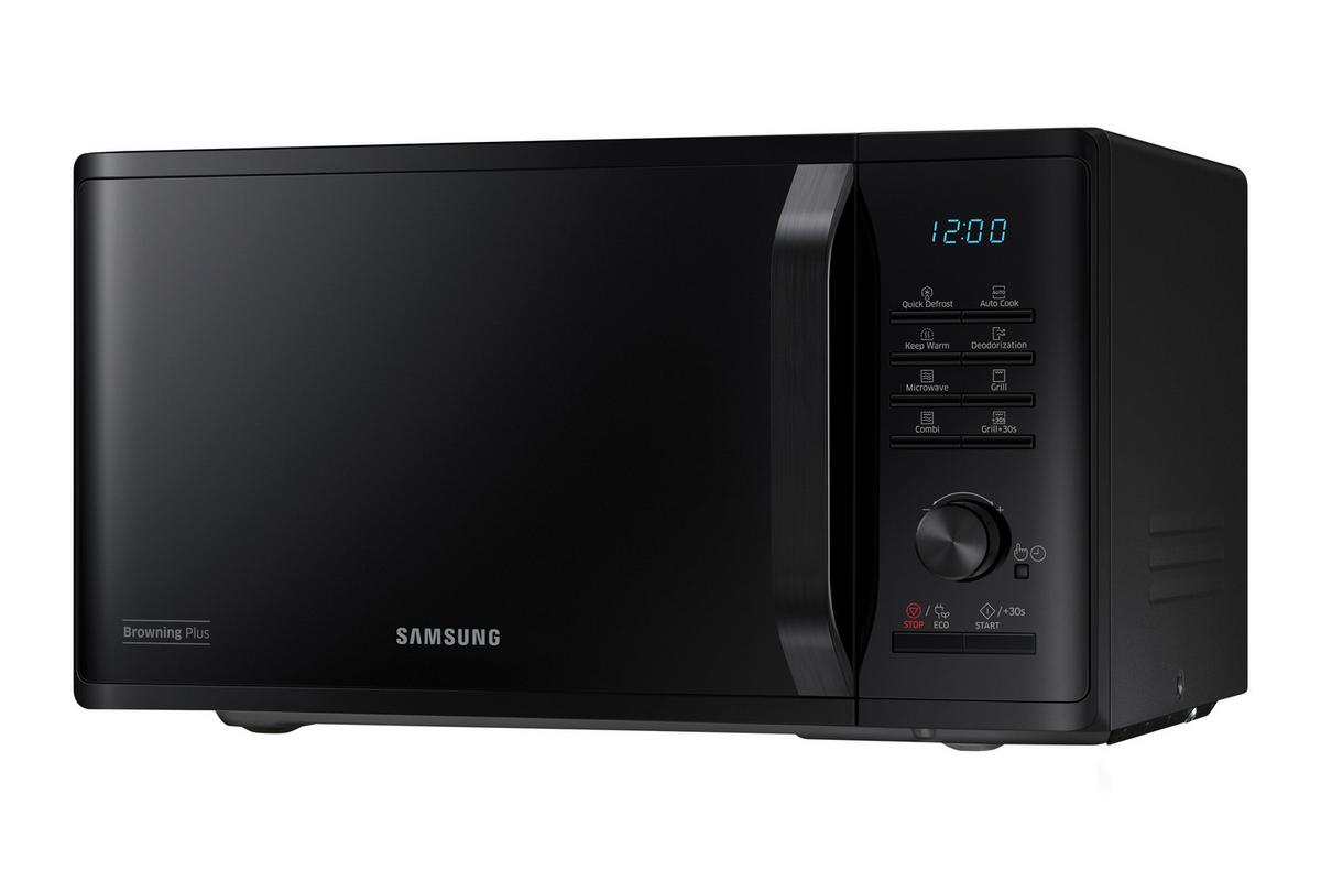 Mikrowelle Mg23k3505ak/sw - Schwarz, Basics, Keramik (48,9/27,5/39,2cm) - Samsung
