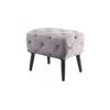 HOCKER A7QQP - Schwarz/Grau, Basics, Holzwerkstoff/Textil (40/48/60cm) - Kayoom