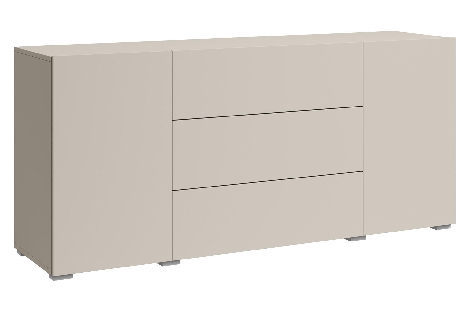 Sideboard 150cm Berlin 150 Kaschmir - Kaschmir/Grau, Design, Holzwerkstoff/Kunststoff (150/68/38,5cm) - P & B