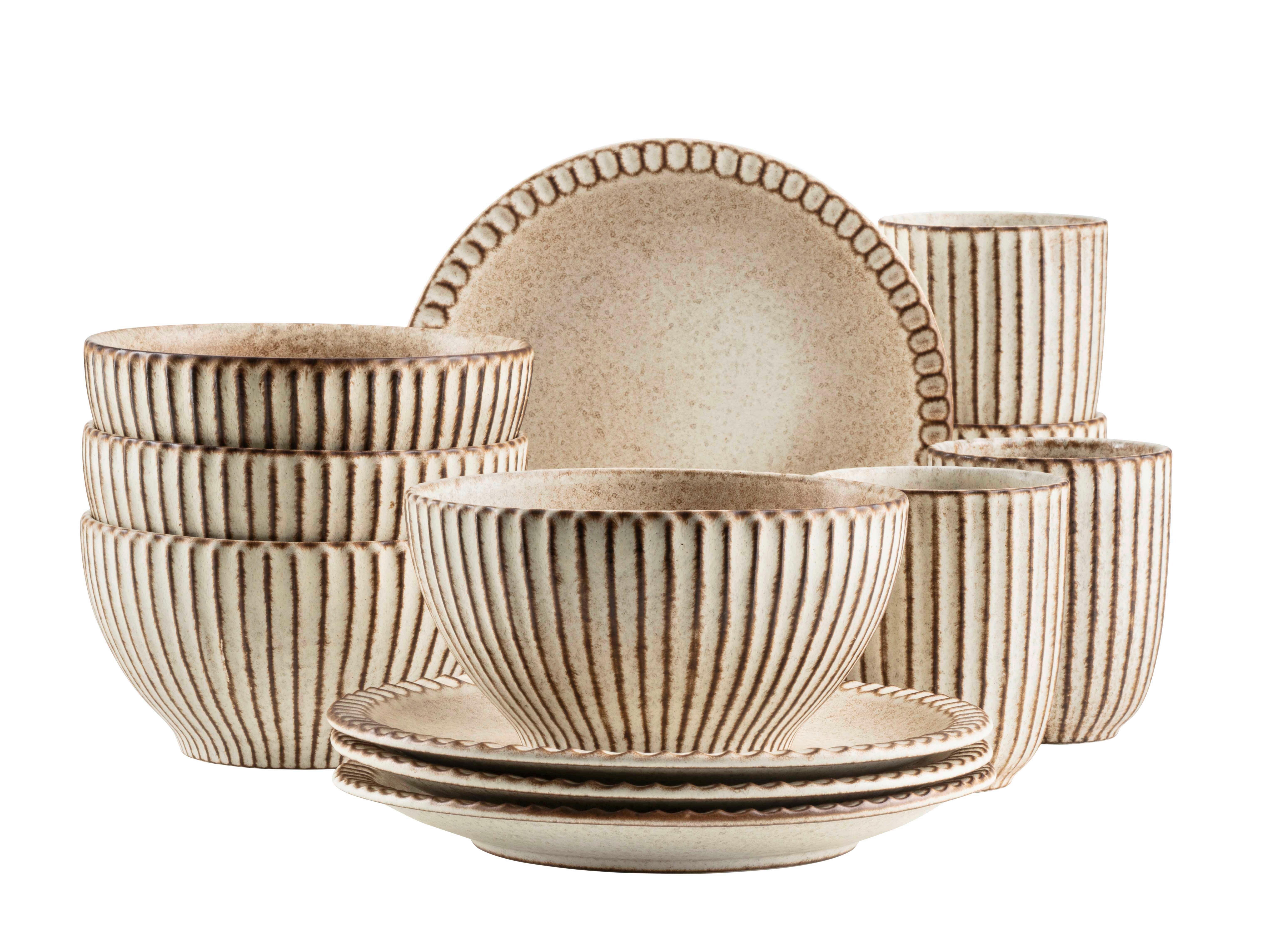 Frühstücksservice 935591 Ida Frühstücksservice - Beige, Basics, Keramik - Mäser