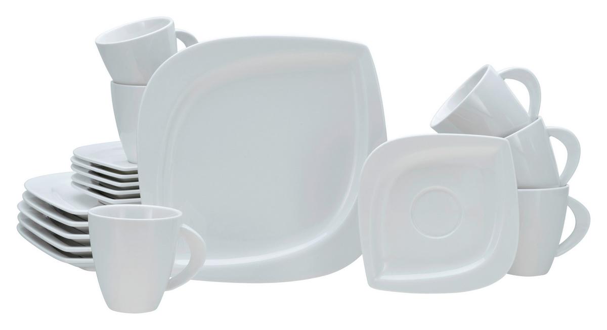 Kavni Servis Melbourne Creme, 18-Delni - krem barve, Basics, keramika - Creatable