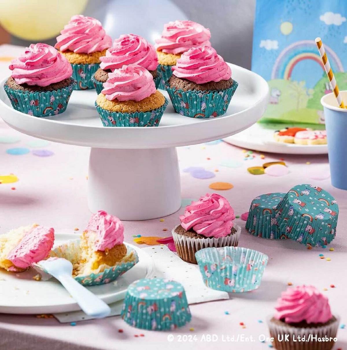 Papirnati Modelčki Za Mafine, 50 V Setu, Pujsa Pepa - Trend (4.5/12/15cm) - Dr.Oetker
