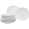 Tafelservice Avenne Weiß, 12 Tlg. - Weiß, MODERN, Keramik (26/26,7/18,7cm) - Mömax modern living Tafelservice Avenne Weiß, 12 Tlg. - Weiß, MODERN, Keramik (26/26,7/18,7cm) - Mömax modern living
