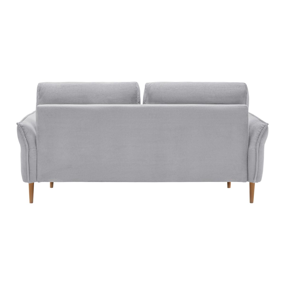 Trosjed Custom - siva/prirodne boje, Moderno, tekstil/drvo (183/85/92cm) - Mömax