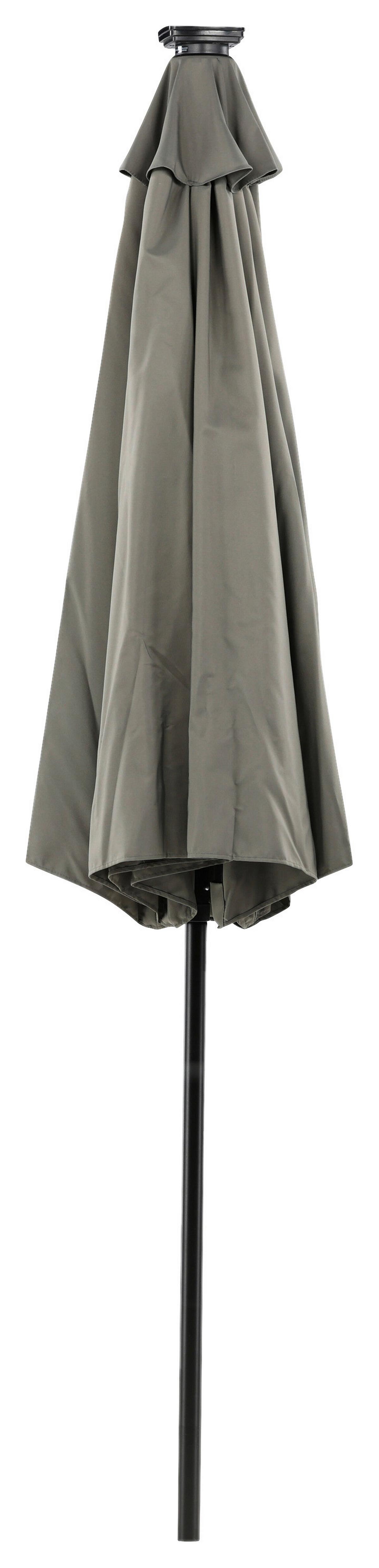 SONNENSCHIRM SABAL - Schwarz/Grau, KONVENTIONELL (270/241/270cm) - Gardenson