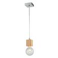Hängeleuchte Loga, max. 60 Watt - Naturfarben, Holz/Metall (9/120cm) - Premium Living Hängeleuchte Loga, max. 60 Watt - Naturfarben, Holz/Metall (9/120cm) - Premium Living