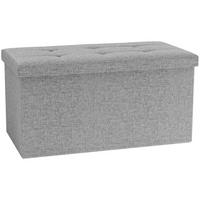 SITZBOX BOXAS - Hellgrau, Basics, Holzwerkstoff/Kunststoff (76/38/38cm) - MID.YOU