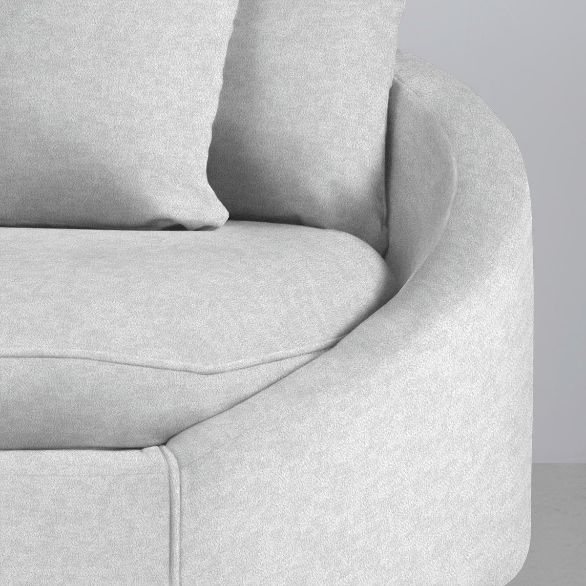 Ecksofa Axel Silberfarben - Silberfarben/Schwarz, MODERN, Textil/Metall (250/87/291cm) - Mömax