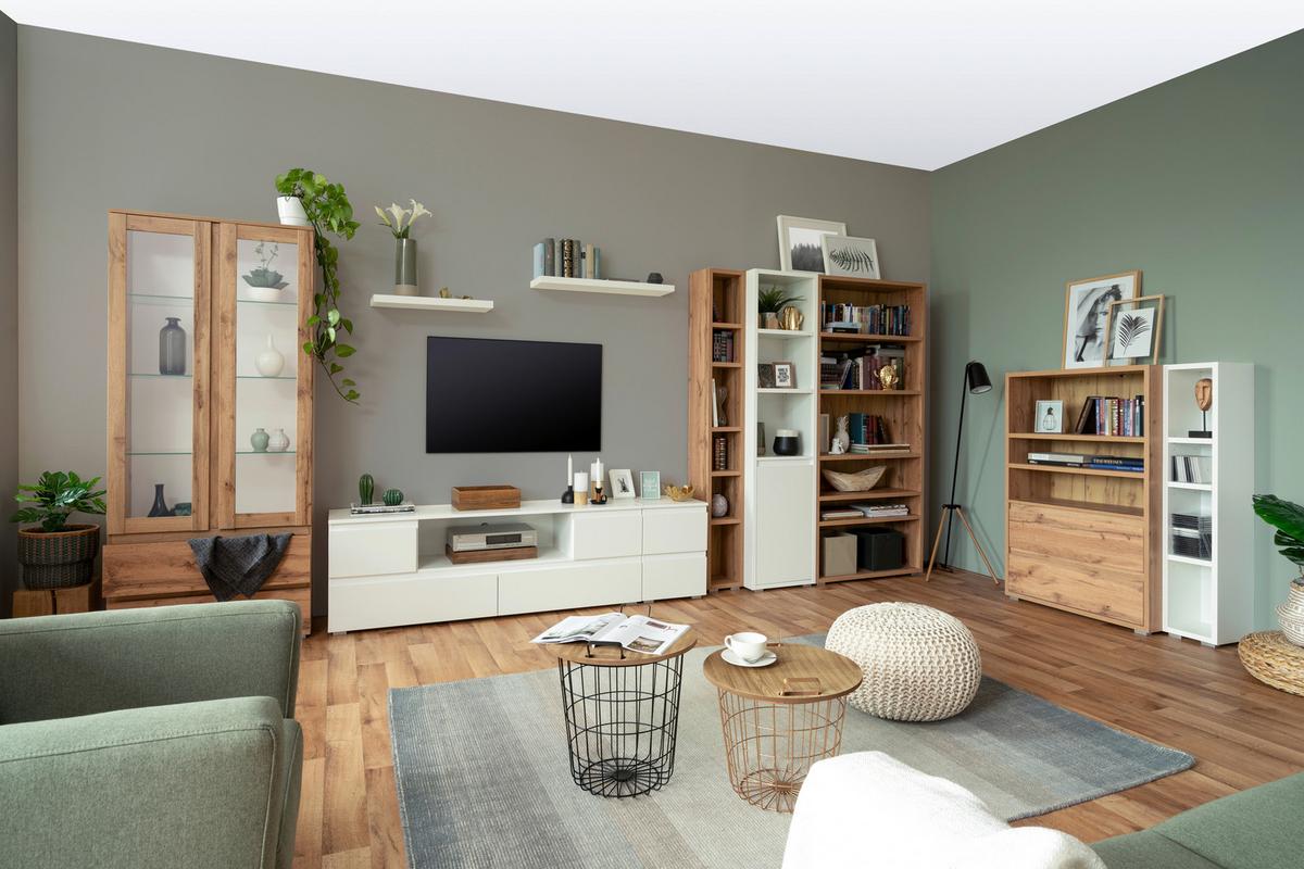 Arhivska Omara Image 25, Bela - srebrne barve/bela, Basics, umetna masa/leseni material (45/191/37cm) - MID.YOU