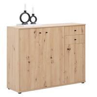 Comodă cu uși TEMPRA 2 - stejar Artisan, Konventionell, material pe bază de lemn (108,8/85,5/34,8cm) - Based