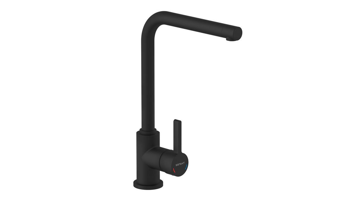 Küchenarmatur Sistant Dublin  in Schwarz - Schwarz, Basics, Metall (33,5cm) - Sistant