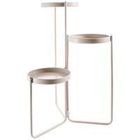 STOLIK NA KWIATY US1-25005 - szary, Basics, metal (42/59cm)