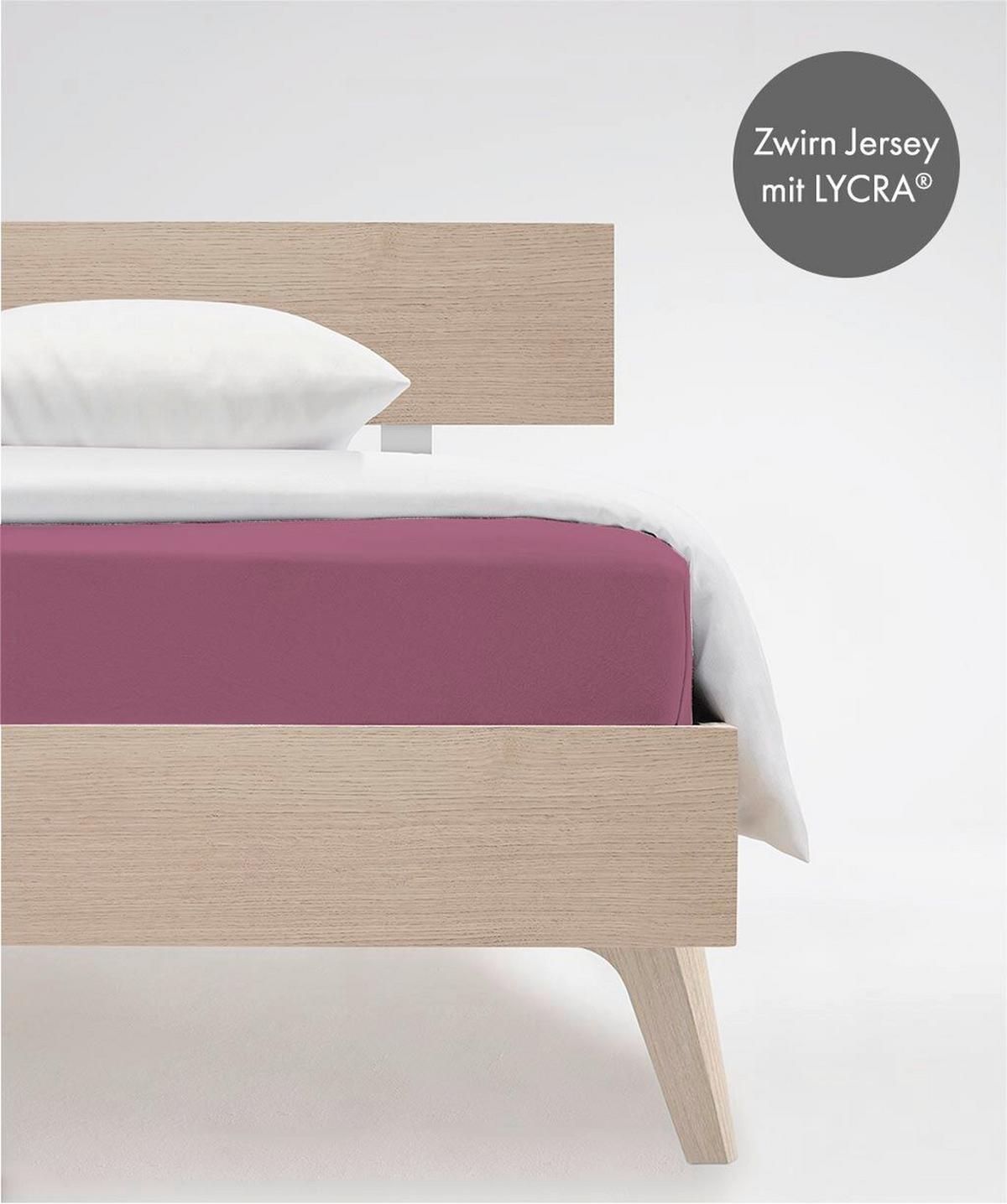 Fixleintuch Q 4000 48 - Beere, Basics, Textil (140-160/200-210cm) - Fleuresse