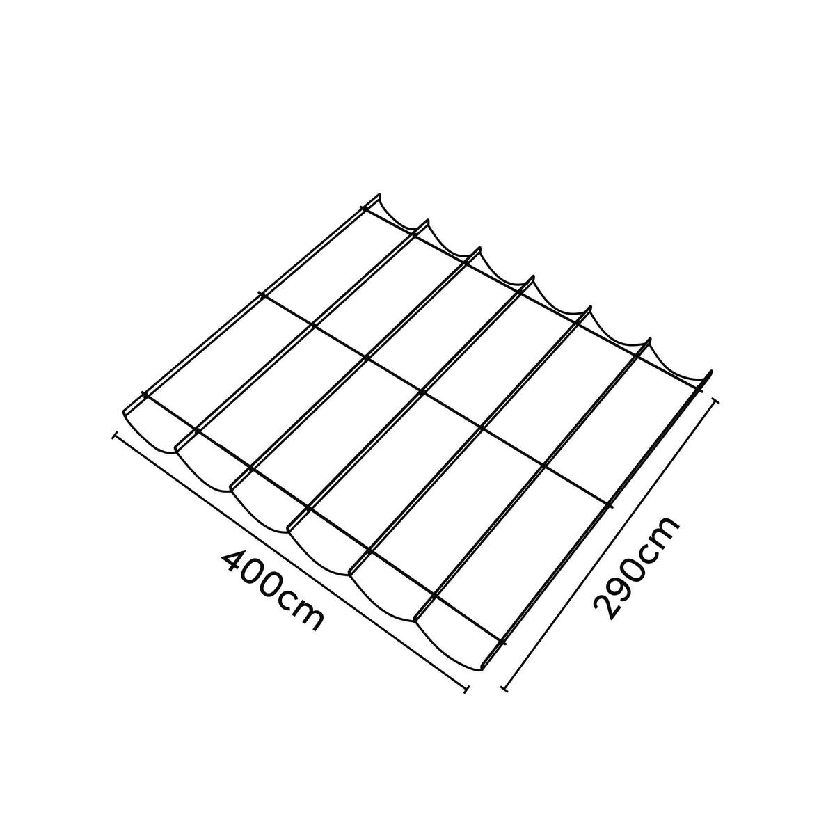 Sonnenschutz Coolfit Sandfarben - Sandfarben, MODERN, Kunststoff (290/1/400cm) - Gardenson