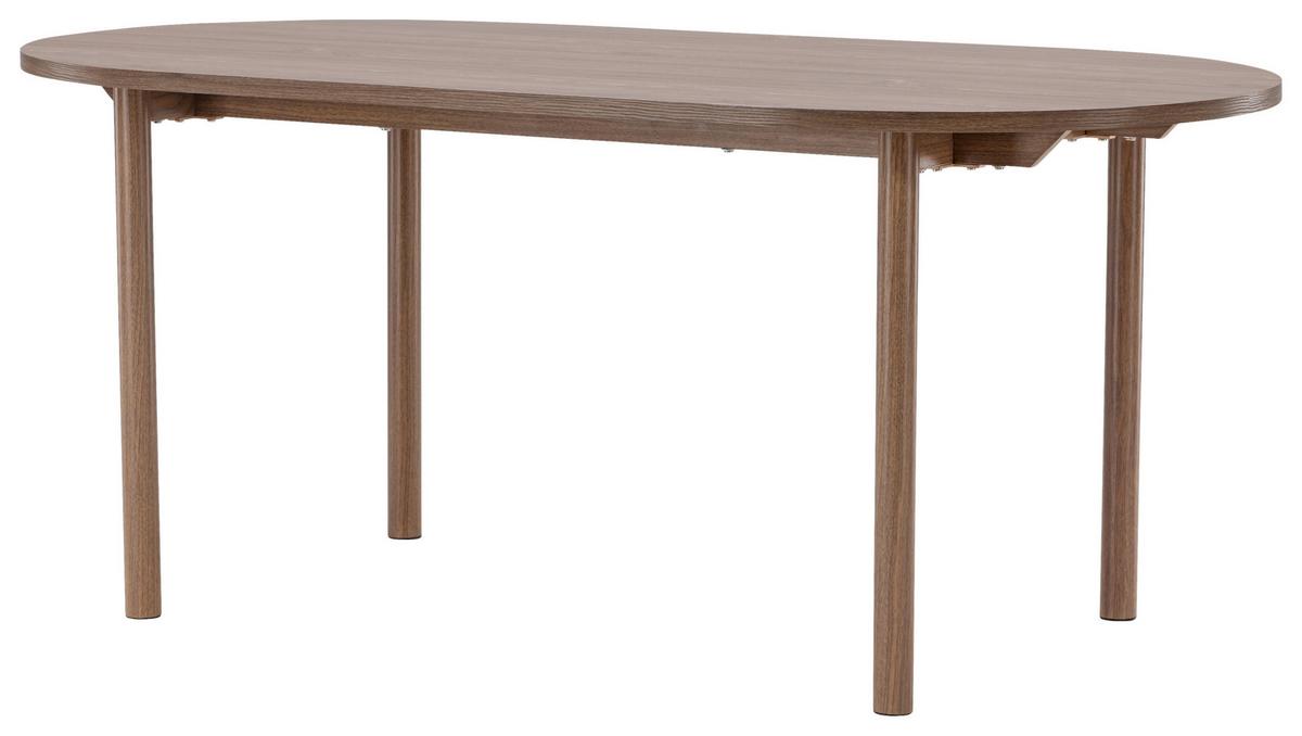 Esstisch Andy ca. 180x90x75 cm Braun - Braun, Design, Holzwerkstoff/Metall (180/90/75cm) - Livetastic