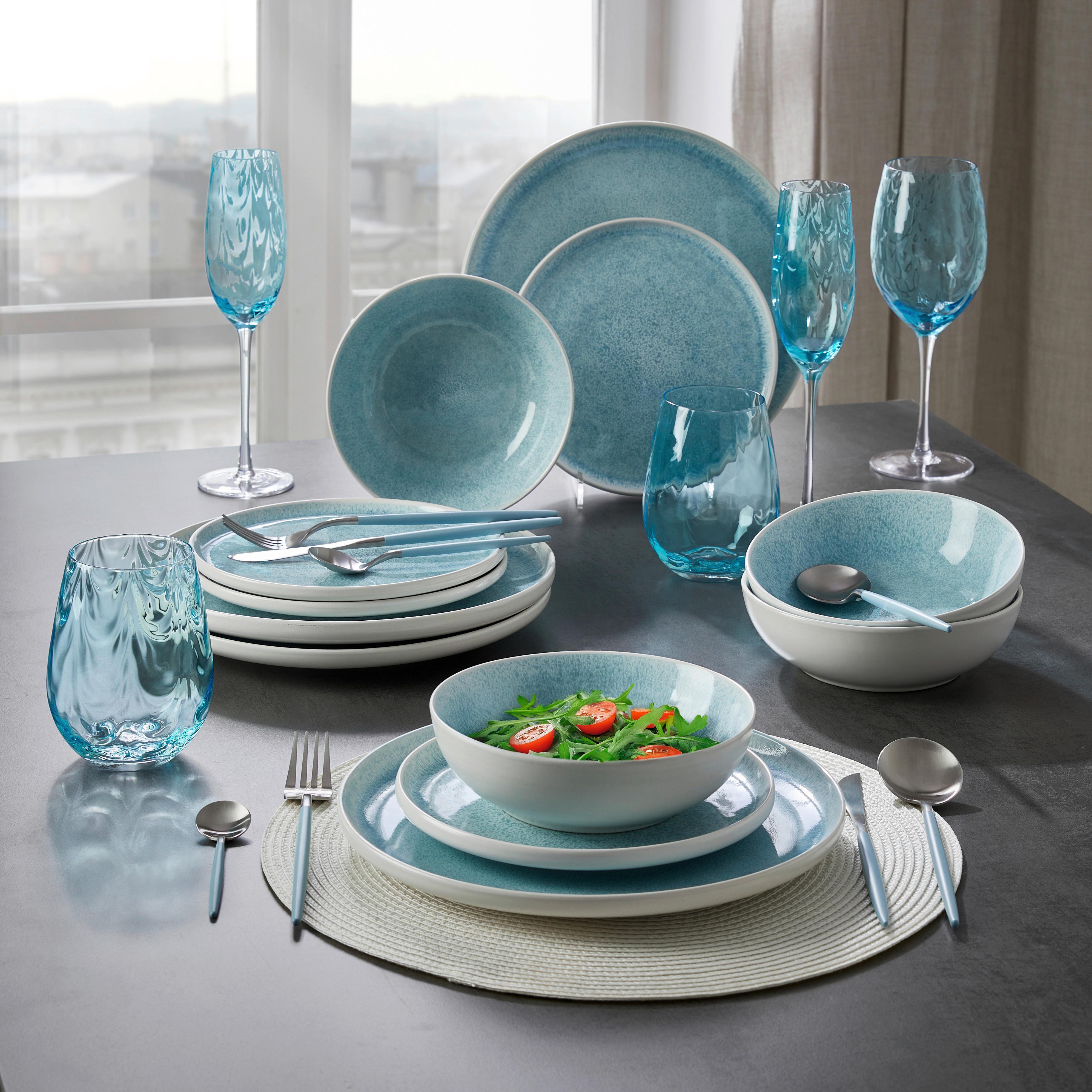 Sektglas Lividus Blau ca. 210 ml - Blau, MODERN, Glas (6,8/25cm) - Mömax
