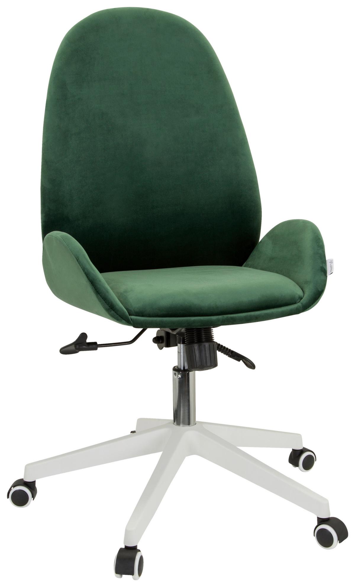 Vrtljivi Stol Avea, Zelena - zelena/bela, Basics, umetna masa/tekstil (56/104/58cm) - MID.YOU