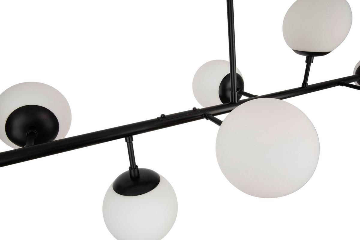 LAMPA SUFITOWA GISELLE - biały, Trend, metal/szkło (124/40/50cm) - Novel