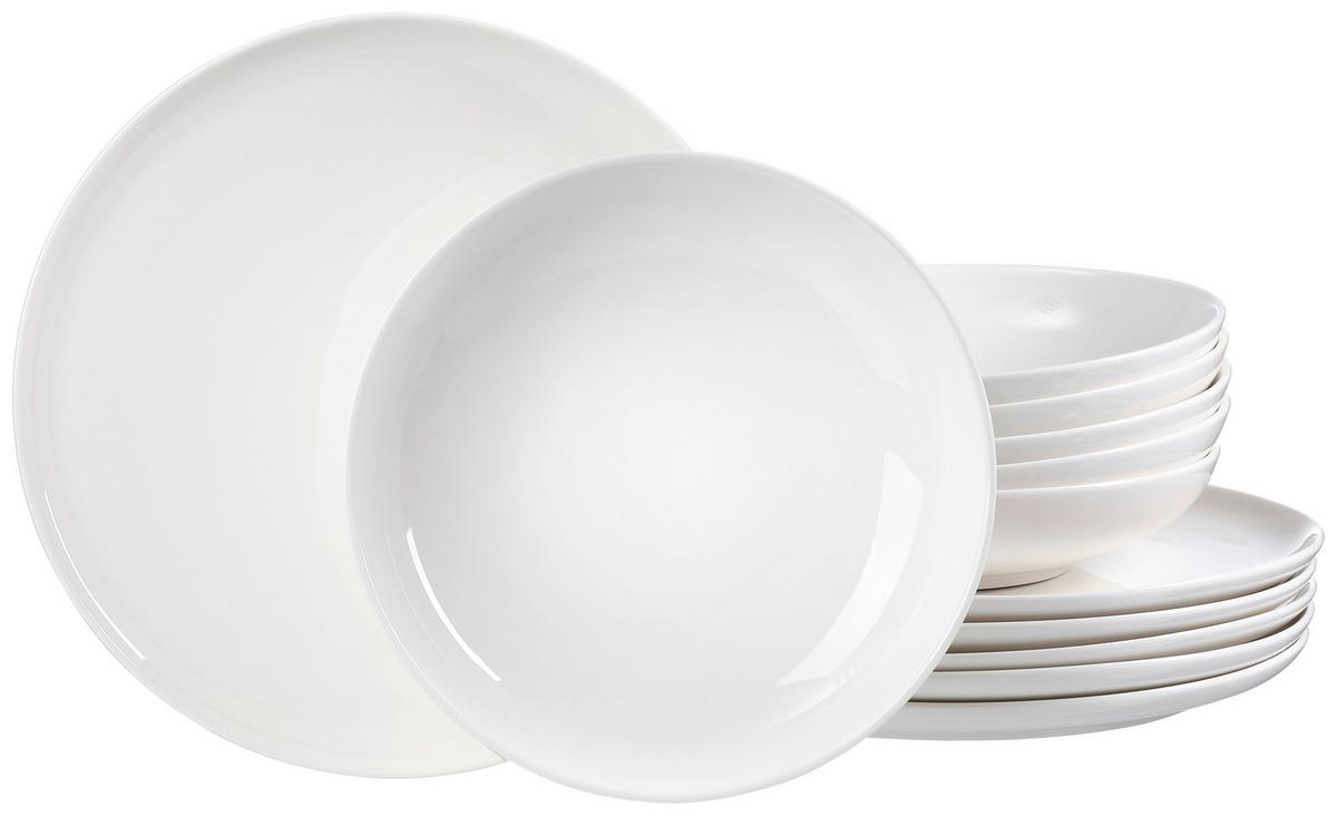 ZASTAWA STOŁOWA RITZENHOFF&BERKER WHITE - biały, Design, ceramika (30/25/30cm) - Ritzenhoff Breker