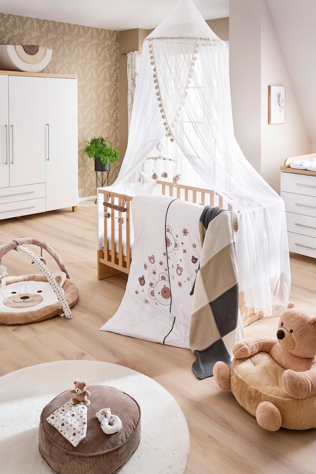 FOTEL DLA DZIECI HONEY - beżowy, Basics, tkanina (53/55/45cm) - Patinio