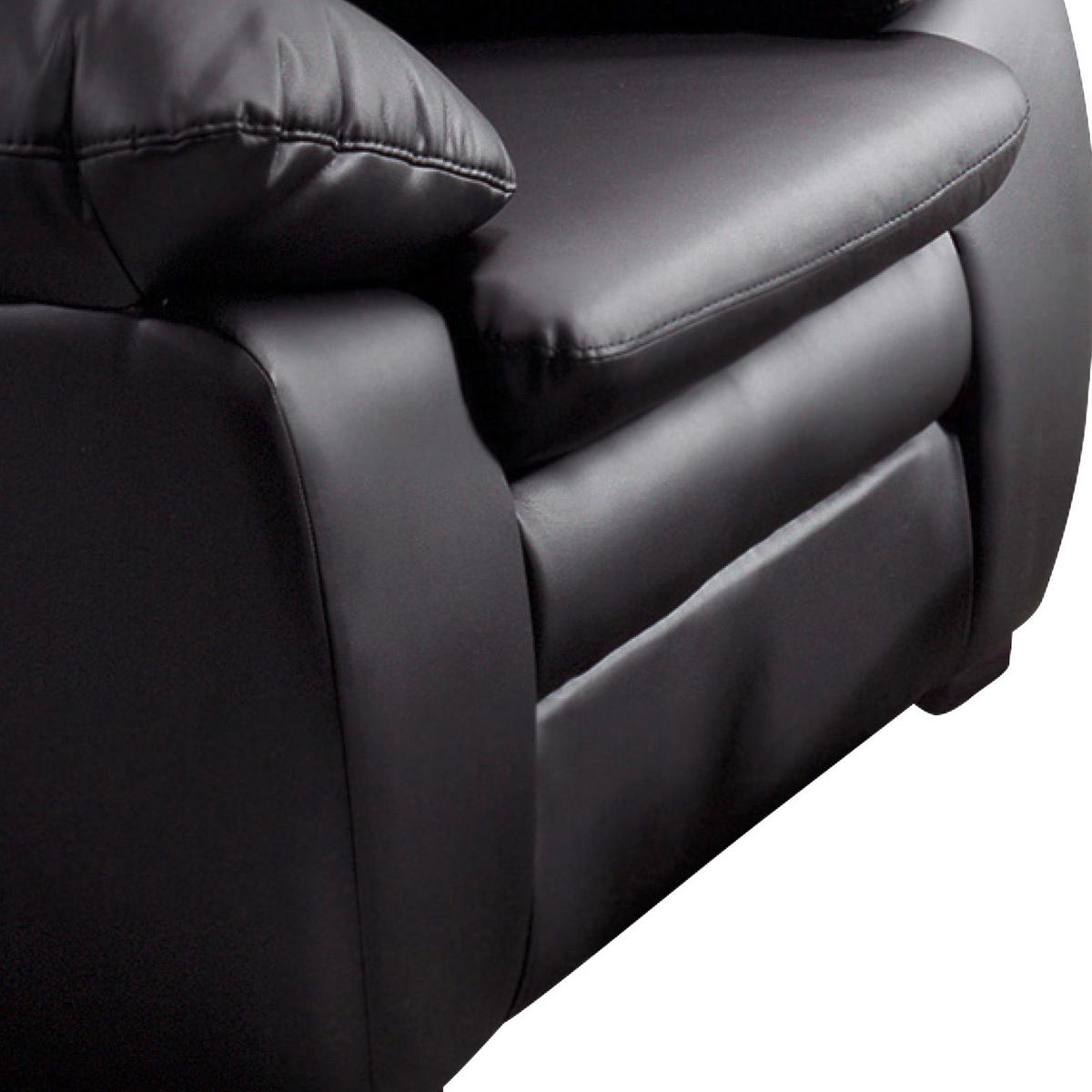 Sessel in Schwarz ´CASINO I ´ - Schwarz, KONVENTIONELL, Kunststoff/Textil (109/88/92cm) - MID.YOU