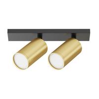 Strahler Focus S Schwarz/Goldfarben max.10 Watt - Goldfarben/Schwarz, Trend, Metall (6/34,4/12cm) - MAYTONI